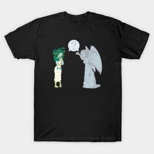 Medusa vs Weeping Angel T-Shirt